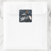 Sticker Carré Cyborg & Bust d'arme (Sac)