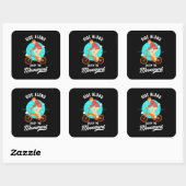 Sticker Carré Cyclist Ride A (Feuille)