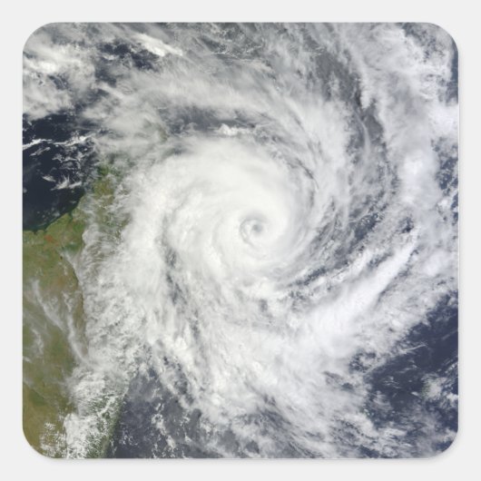 Sticker Carré Cyclone tropical Bingiza (Devant)