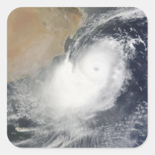 Sticker Carré Cyclone tropical Phet dans la mer d'Oman