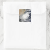 Sticker Carré Cyclone tropical Phet dans la mer d'Oman (Sac)