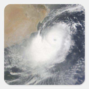 Sticker Carré Cyclone tropical Phet dans la mer d'Oman