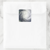 Sticker Carré Cyclone tropical Yasi (Sac)