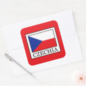 Sticker Carré Czechia (Enveloppe)