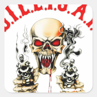 STICKER CARRÉ D.I.L.L.I.G.A.F.