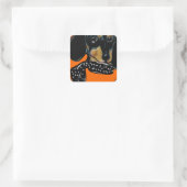 STICKER CARRÉ DACHSHUND (Sac)