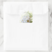Sticker Carré Daisées en Amour - Bouquet Mariage modifiable (Sac)