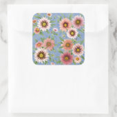 Sticker Carré Daisy Floral (Sac)