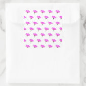 Sticker Carré Daisy rose (Sac)