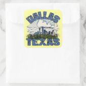 Sticker Carré Dallas, Texas (Sac)