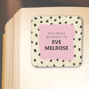 Sticker Carré Dalmation imprimer à la menthe à la légère autocol