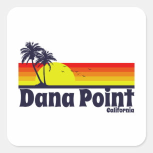 Sticker Carré Dana Point Californie
