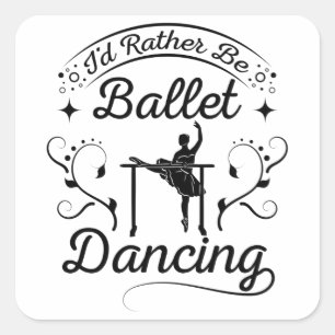 Sticker Carré Dancing de Rather