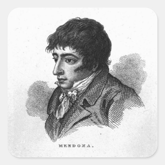 Sticker Carré Daniel Mendoza (Devant)