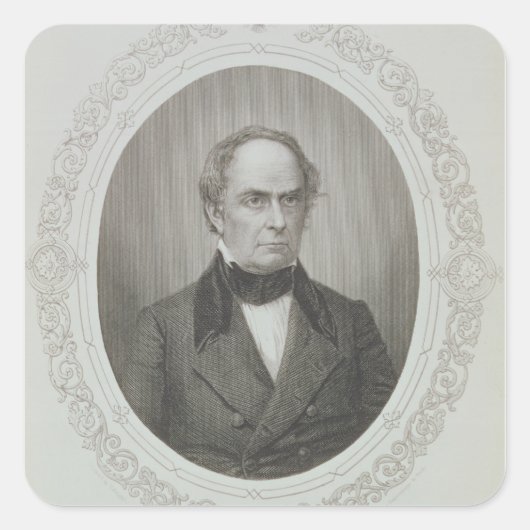 Sticker Carré Daniel Webster (Devant)