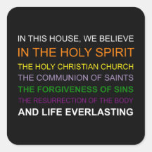 Dans cette maison, nous croyons