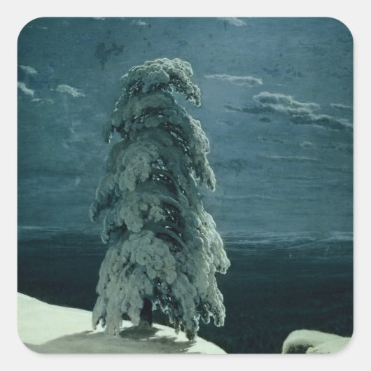 Sticker Carré Dans le Nord sauvage, 1891 (Devant)