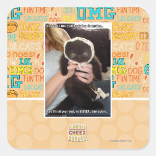 Sticker Carré Dans plusieurs dépôts