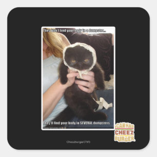 Sticker Carré Dans plusieurs dépôts