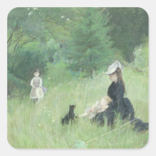 Sticker Carré Dans un parc, vers 1874