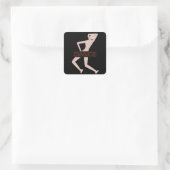 Sticker Carré Danse (Sac)