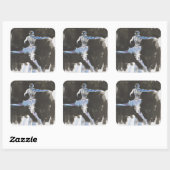 Sticker Carré Danse (Feuille)