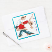 STICKER CARRÉ DANSE (Enveloppe)