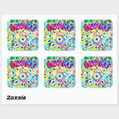 Sticker Carré Danse Mystique d'Irvine (Feuille)
