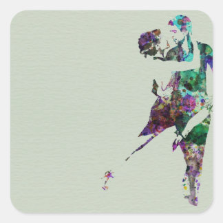 Sticker Carré Danse Tango