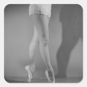 Sticker Carré Danseur classique