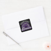 Sticker Carré Danseur de ballet AJOUTER DU TEXTE Danse classique (Enveloppe)