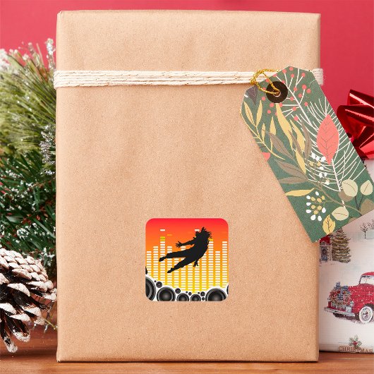 Sticker Carré Danseurs Et Intervenants