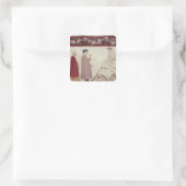 Sticker Carré Dante et Virgil rencontrent les âmes emprisonnées (Sac)