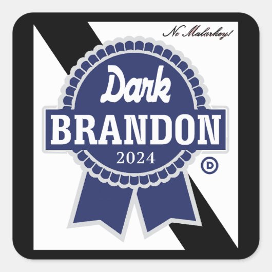 Sticker Carré Dark Brandon 2024 (Devant)