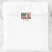 Sticker Carré Dark Brandon Funny Joe Biden Meme (Sac)