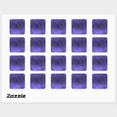 Sticker Carré Dark Grunge - Indigo (Feuille)