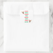 Sticker Carré Dasher Dancer (Sac)