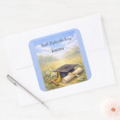 Sticker Carré Daughter Graduation Personalized Christian Gift (Enveloppe)