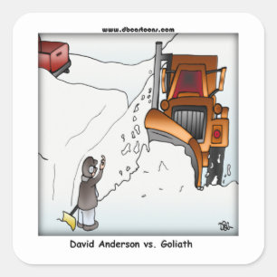 Sticker Carré David Anderson contre Goliath