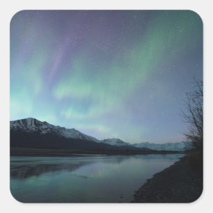 Sticker Carré Dawn Aurora