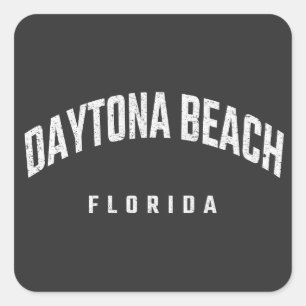 Sticker Carré Daytona Beach Floride FL
