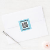 Sticker Carré de code QR (Enveloppe)