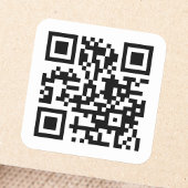 Sticker Carré de code QR