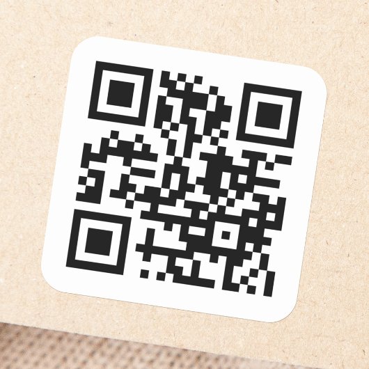Sticker Carré de code QR
