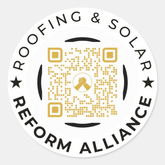 Sticker Carré de code QR avant vente (Devant)