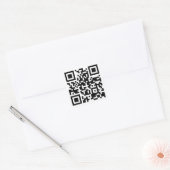 Sticker Carré de code QR personnalisable (Enveloppe)
