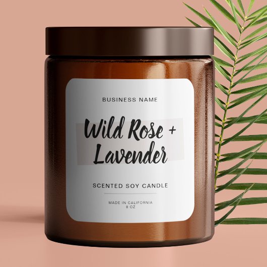 Sticker Carré de conditionnement de bougies de scr