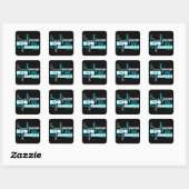 Sticker Carré de création rapide (Feuille)