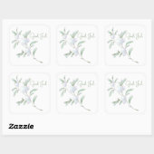 Sticker Carré de God Jul White Winter Berries (Feuille)
