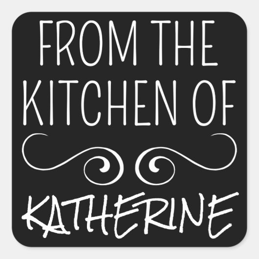 Sticker Carré De La Cuisine De (Devant)